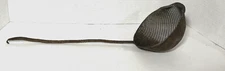 Antique Copper Primitive 1800's  Strainer Skimmer Hand Forged solid copper
