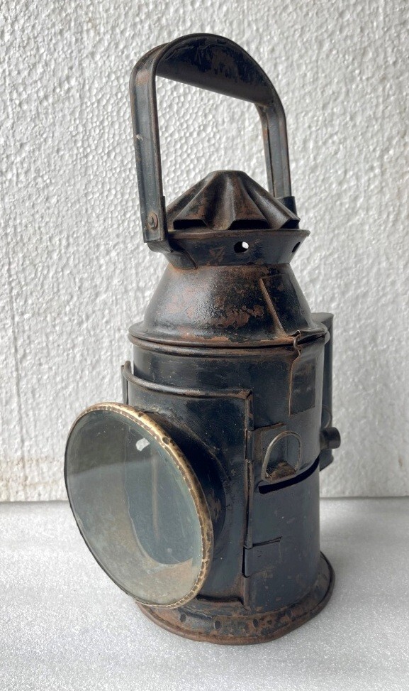 Antique Railroad Lantern, Old Railway Signal Lamps, Unique Home