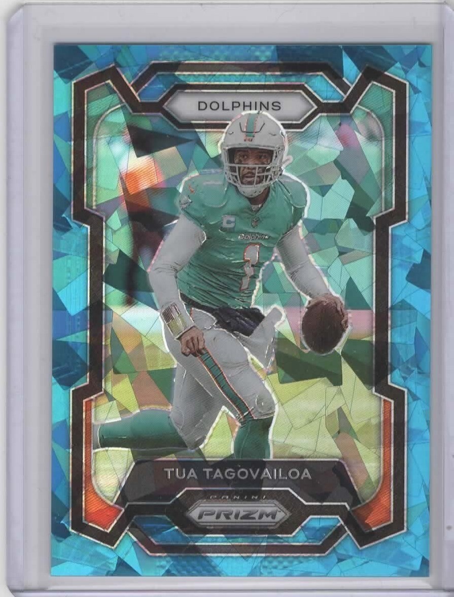 2023 Panini Prizm - Blue Ice Prizm #190 Tua Tagovailoa /99