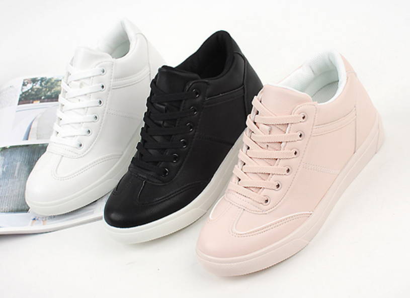 New Women's Casual Casual Casual Simple Comfy Cute Lace Up Mid Heels Wedges Sneakers Trainers 68efdf New Women's Casual Casual Casual Simple Comfy Cute Lace Up Mid Heels Wedges Sneakers Trainers 68efdf