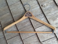 Vintage Wood Clothes Hanger w/Lock Trouser Bar Douglas Allen Pensacola, Florida