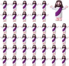 60Pcs Little Jesus Figurine Miniature Jesus Doll Tiny Jesus Figurine Religious