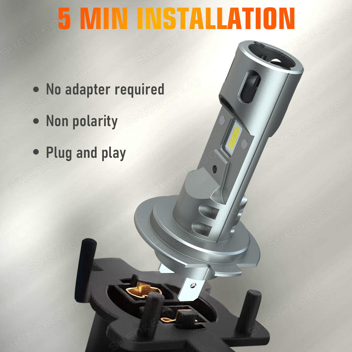 For Hyundai i20 20092012 H7 LED Headlight Bulb Super White 6000k Lamp