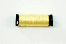 SILK SERICA #2032 Lightest Lemon 11 Yard Spool 3 Ply for Needlepoint by Kreinik