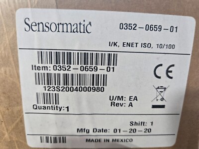 Sensormatic 0352-0659-01 I/K ENET ISO 10/100 KIT  FAST FREE SHIPPING a