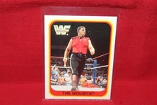 1991 Merlin WWF The Mountie #28 /150 Italian Wrestling Pack Fresh!