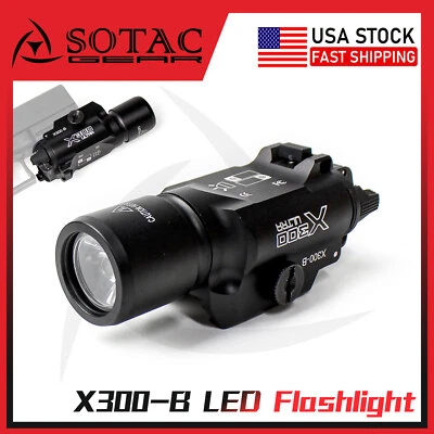 SOTAC GEAR X300-B Ultra Pistol Gun Light Weapon Light Constant/Momentary Tactical SOTAC US