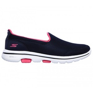 skechers go walk 5 slip on trainers navy