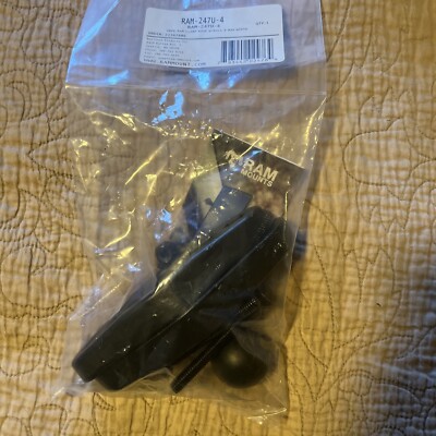 RAM Mount 4'' Max Width Clamp Base with 1.5'' Diameter Ball RAM-247U-4