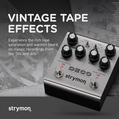 Buy Strymon Deco V2 Tape Echo Saturation online | eBay