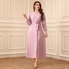 Evening Kaftan Dubai Women Long Dress Elegant Kaftan Abaya Muslim Robe Arab Gown