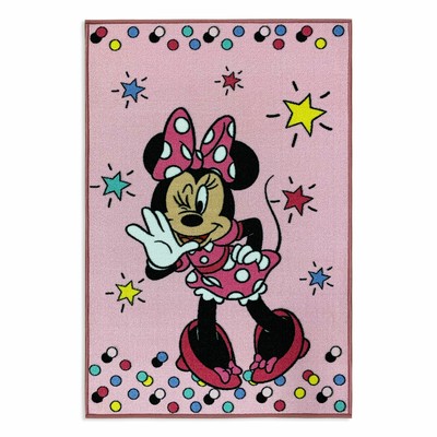 Tappeto Antiscivolo Cameretta Bambini Disney Minnie Mouse 80x1 Cm 4946 Ebay