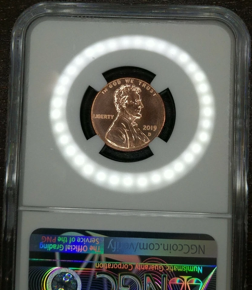2019D Lincoln Cent (From Uncirculated Coin Set) MS65 RD PL FDI NGC 1st Label 006 - Image 2 of 3