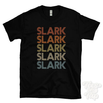 SLARK WIEDERHOLTES RETRO-STIL T-SHIRT Herren & Damen Neuheit cool Name Geschenk