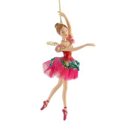 Gisela Graham Clara Ballerina Fee Weihnachtsbaumschmuck