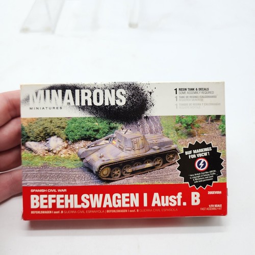 Minairons Spanish Civil War 1:72 Befehlswagen I Ausf. B Open New  2OGEV004 - Picture 1 of 10
