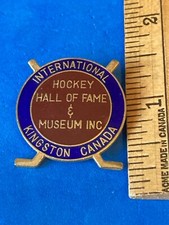 NHL pin International Hockey Hall of Fame IHHO Museum Kingston Vintage Brooch