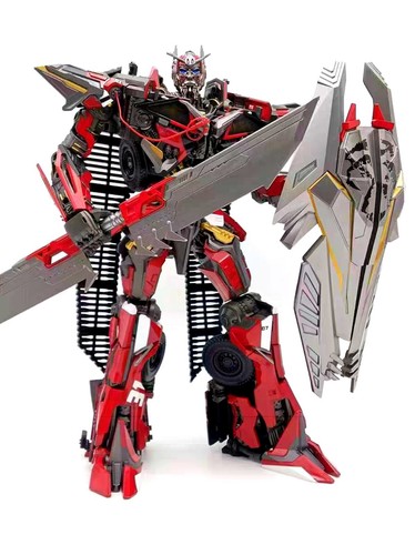 US SHIP_Enlarged Version! OV-01 Sentinel Prime Diecast Figure/LED Eyes/Gift🎁 - Picture 7 of 12