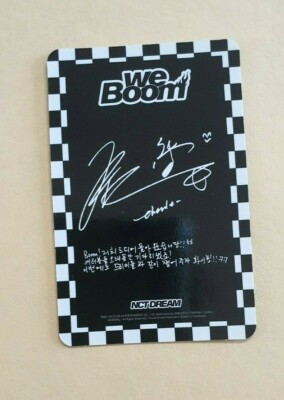 NCT dream We Boom The 3rd Mini album Official Photocard Photo card