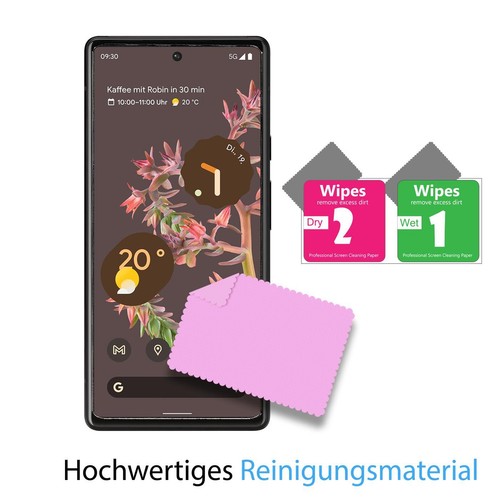 Schutzfolie für Pixel 6 Pro Display Schutzglas 2x Kamera folie Gorilla glas - Bild 7 von 7