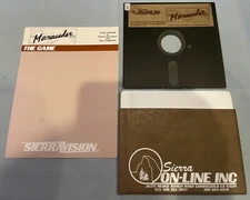 MARAUDER - Atari 400/800 Computer Sierra On-Line Video Game Disk+Insert TESTED!
