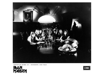Iron Maiden - Promo Photo 1983 - Piece Of Mind - Powerslave - Somewhere In Time