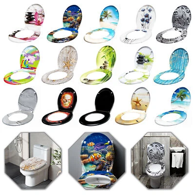 ACXIN WC Sitz Toilettendeckel Klobrille Absenkautomatik Toilettensitz Toilettenbrille