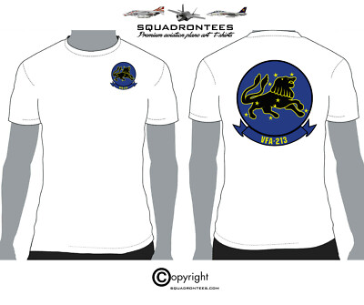 VFA-213 Blacklions Squadron T-Shirt - USN Licensed Product
