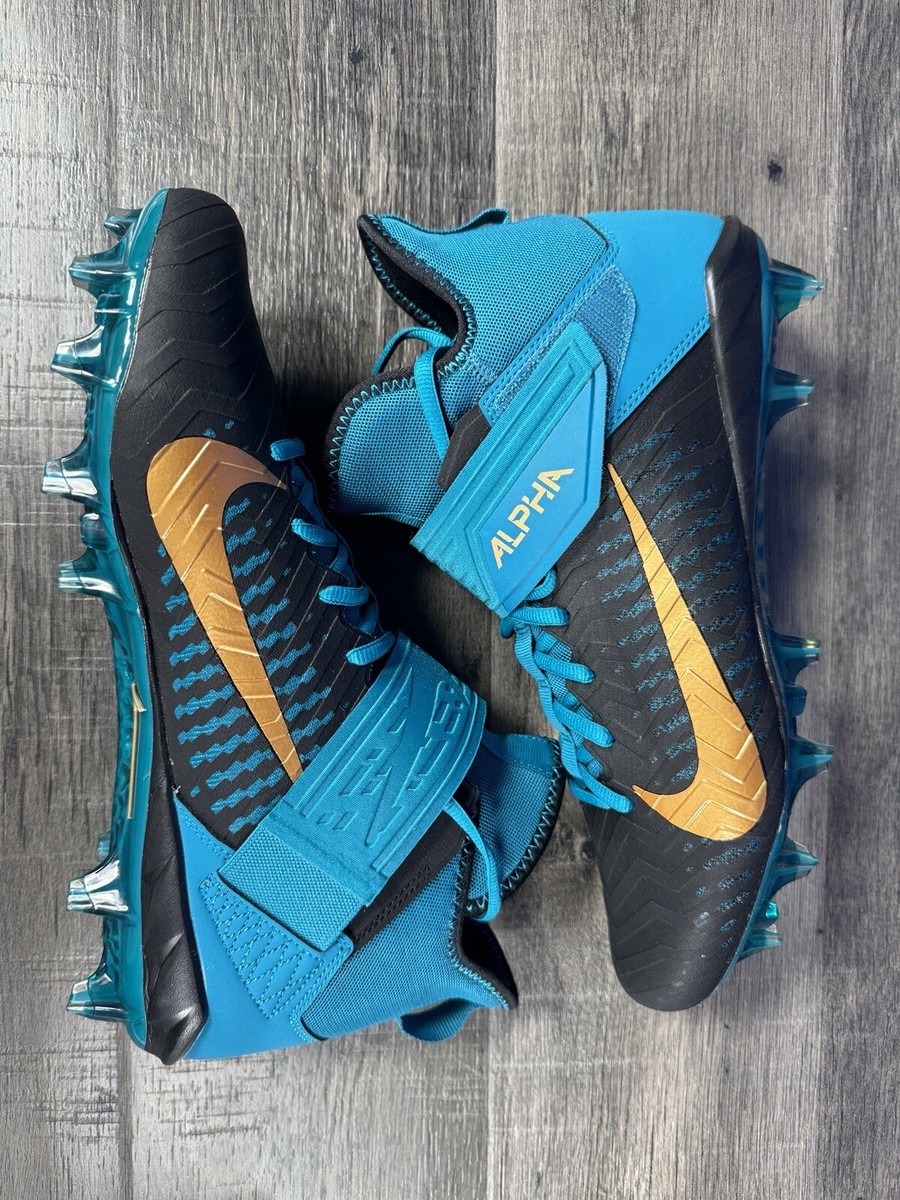 Nike Alpha Menace Pro 2 Mid \'Jacksonville Jaguars\' BV3945-403 Football size 11.5 Nike Alpha Menace Pro 2 Mid Jacksonville Jaguars BV3945-403  main image 3