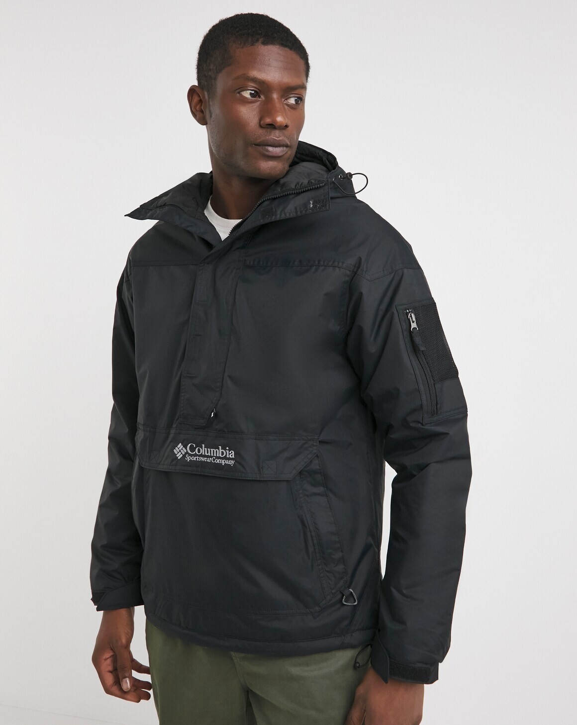 COLUMBIA Mens Challenger II Insulated Windbreaker In Black, Medium, RRP £145