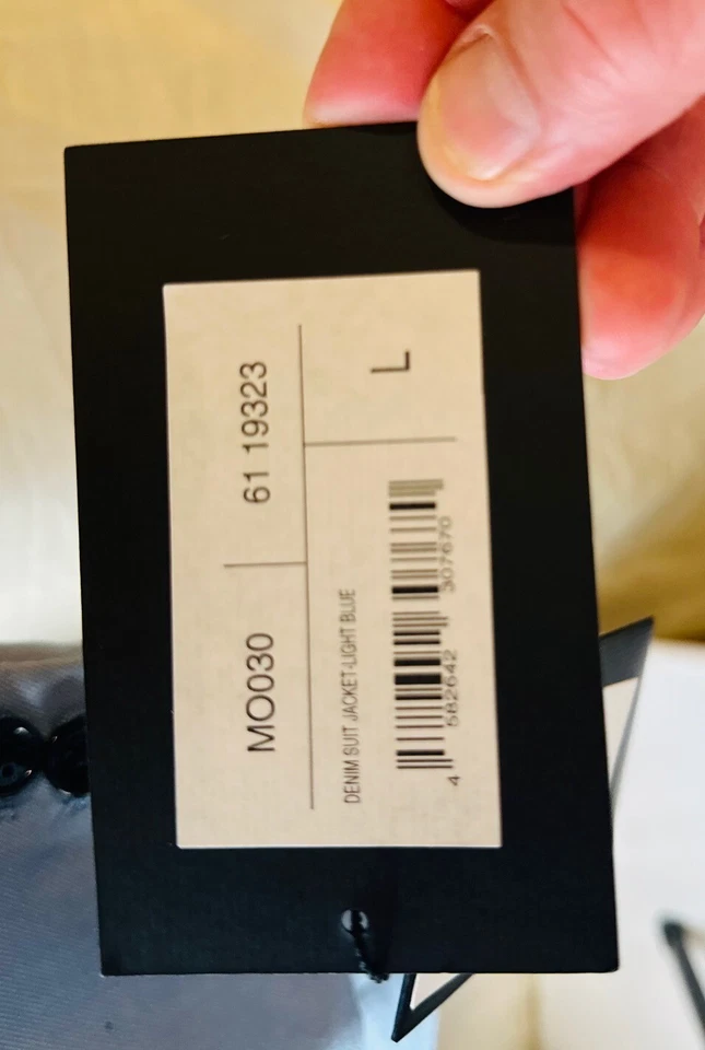  全新带标签 - Viktor&Rolf Mister Mister 蓝色凹槽西装外套 - 很难找到  — 第 4/4 张图片