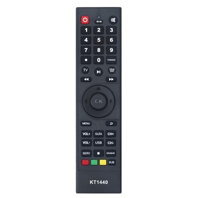 KT1440 Replaced Remote for Haier Panda ATEC DTV Gelec Soyea CRT Parker TV