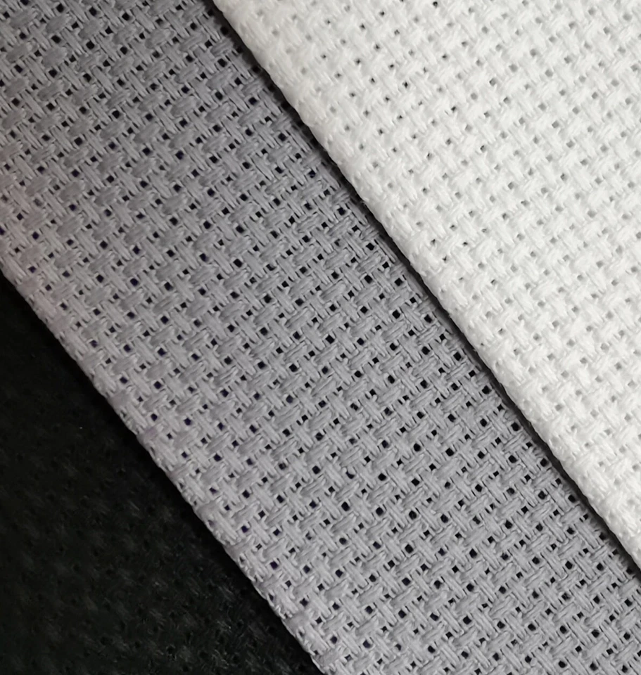 KCS 3 pc of 12" x 18" 14CT Counted Cotton Aida Cloth Cross Stitch Fabric  - Image 3 of 4