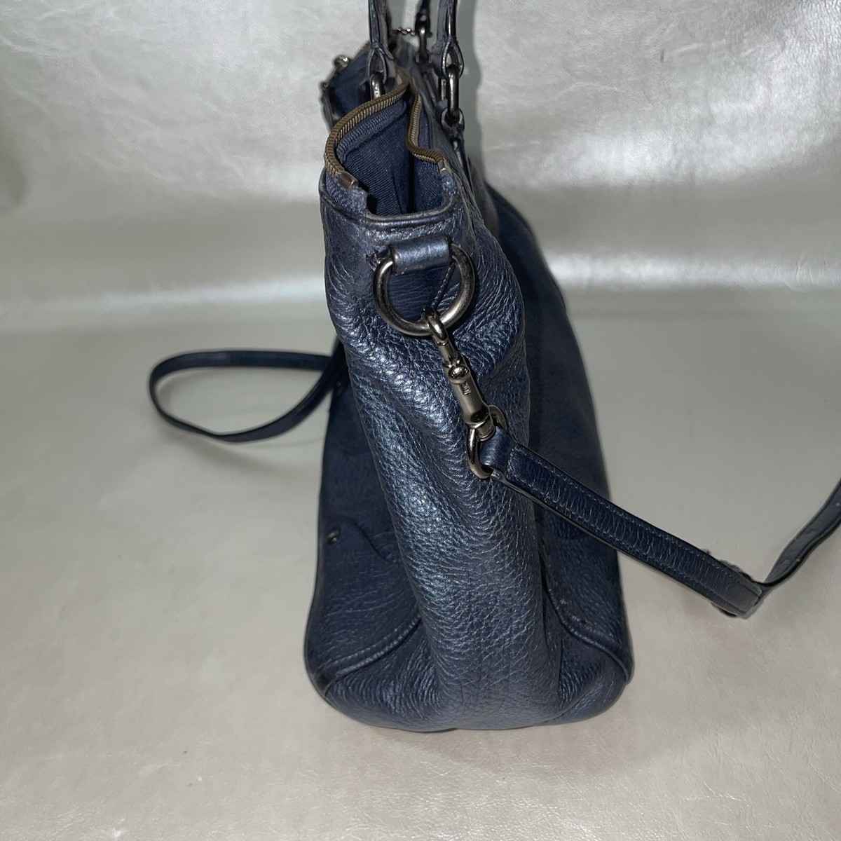 バッグ Coach Handbag Rank B Coach F34040 Mickie Satchel Grain Leather Handbag Purse Tote Bag