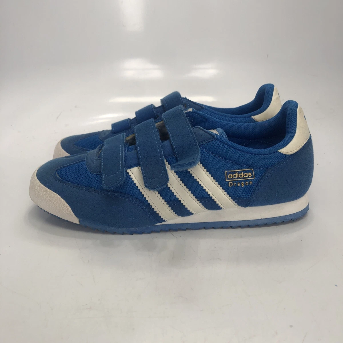 Rusteloos Collega duizelig Adidas Originals Dragon CF Blue/White [G95074] Preschool Size 2.5 OB368 *NO  BOX* | eBay