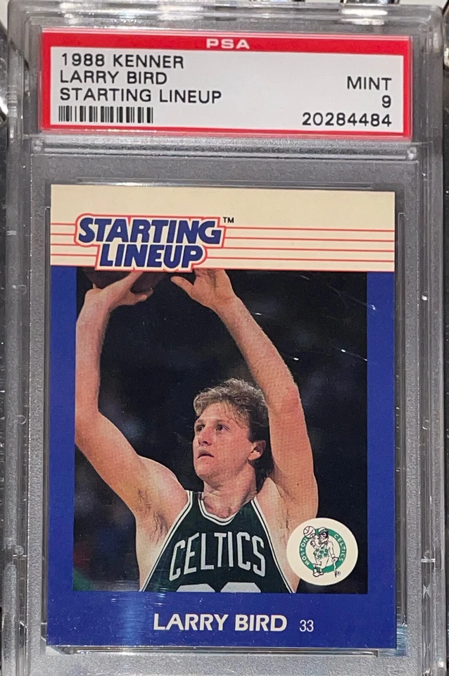 🔥1988 Larry Bird Kenner alineación inicial PSA 9 MVP topps ¡SOLO 11 PSA 10s existen! Foto 2 de 4