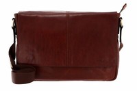 Saddler Enzo Shoulder Bag UmhäNgetasche Laptoptasche Tasche Midbrown