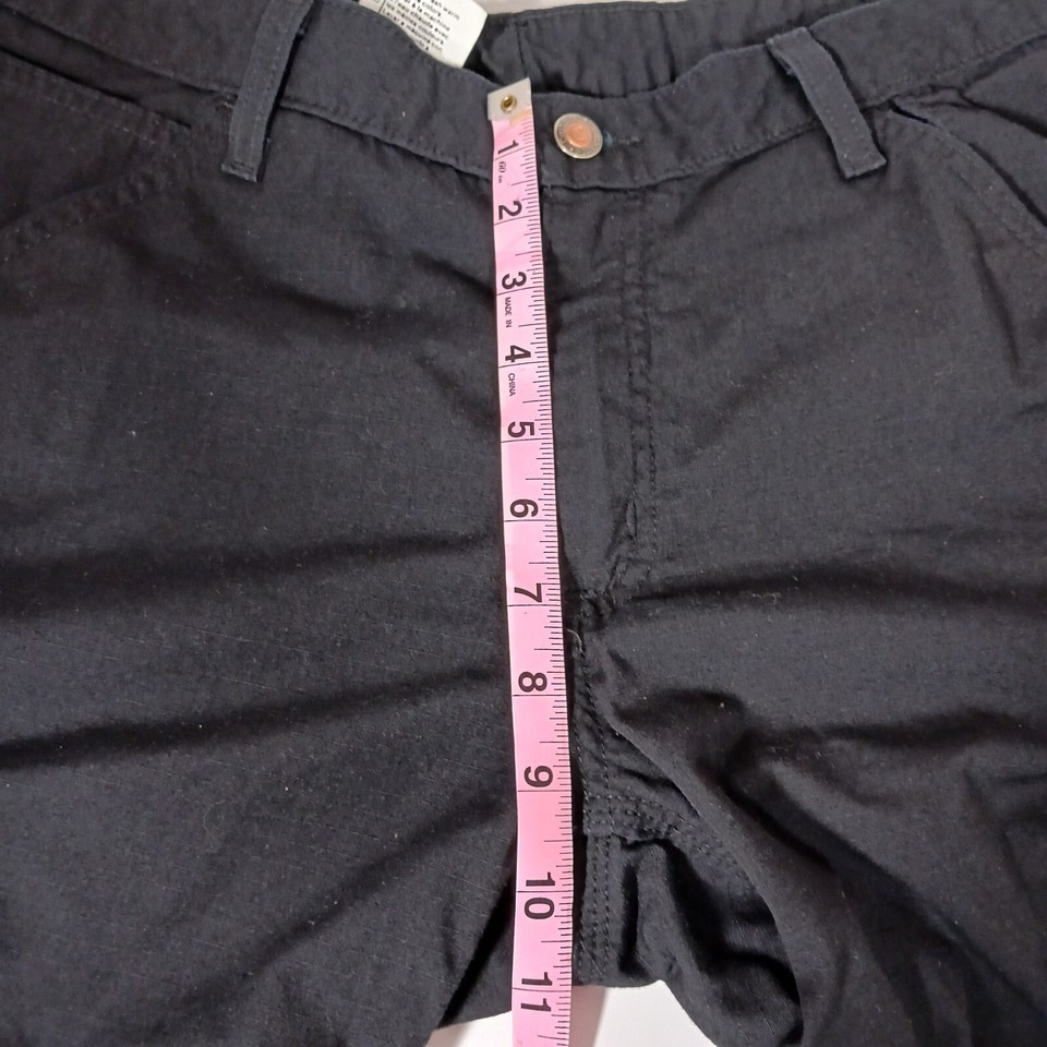 Women's CARHARTT Ripstop Cargo Shorts Black Style WB006 BLK Size 12 eBay