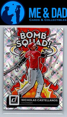 2022 Donruss #BS-10 Nicholas Castellanos Bomb Squad Diamond