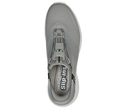 Zapatillas Hombre Skechers Ultra Flex 3.0 Finnik Sin Cordones 232405 Color Gris/Negro Nuevas - Imagen 5 de 7