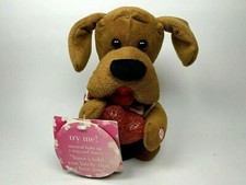 KMART Valentines Dog Rare Plush Wiggles Moves Ears Sings Theme Song VIDEO