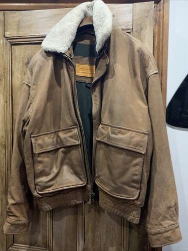 Vintage Timberland Leather Bomber 