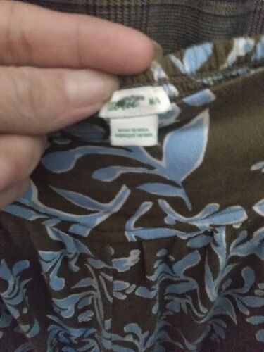 Aerie Jogginghose Gr. M blau geblümt Taschen Gummibund leicht - Bild 3 von 3