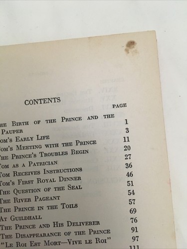 1937 The Prince and the Pauper by MARK TWAIN, Color Illustrations by Lawson - Picture 11 of 12