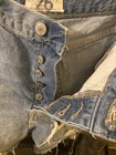 Free People Womens 26 Light Wash Distressed Raw Hem Denim Jean — photo 3