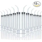 12-600 Syringes, GPS Dental Irrigation Syringes 12cc with Measurement Curved Tip