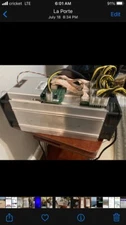 Bitmain Antminer S9 14 TH/s Bitcoin Miner with APW3 Power Supply. Works great