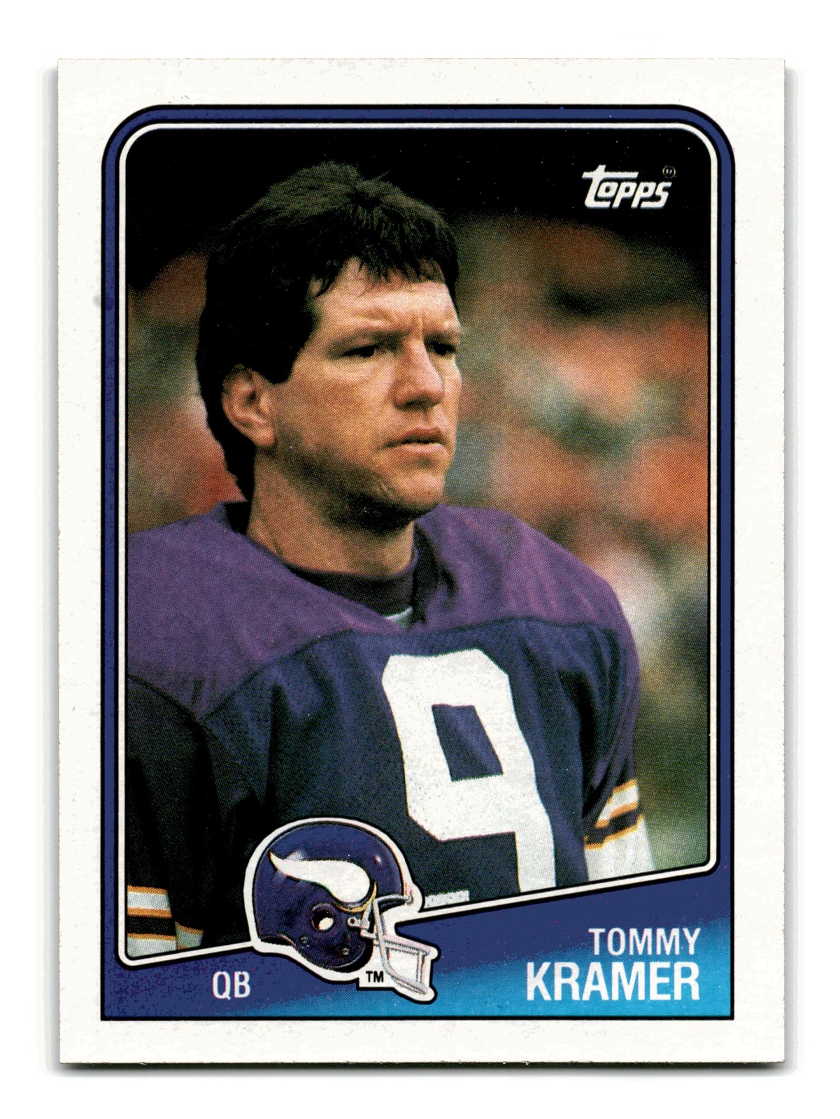 Tommy Kramer 1988 Topps #148 Minnesota Vikings NM-MINT