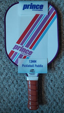 Prince Pickleball Pro Paddle Purple/Red/Blue/Wht Stripe 13mm Graphite 7.9-8.1 oz