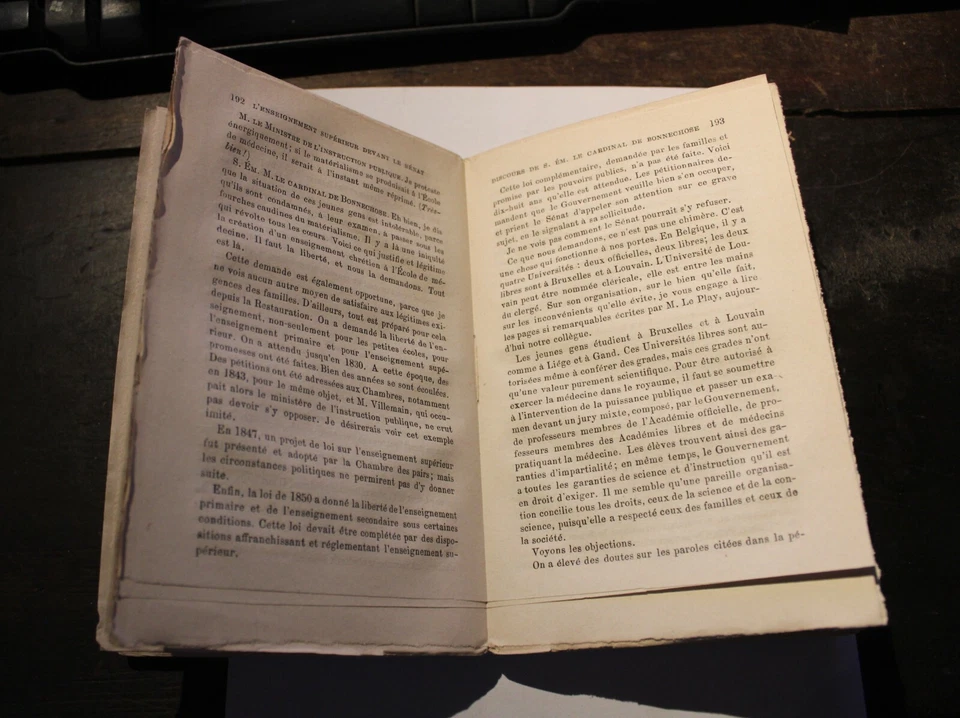 Higher Education in front of the Senate Paperback Hetzel 1868 LAR - Image 2 of 4